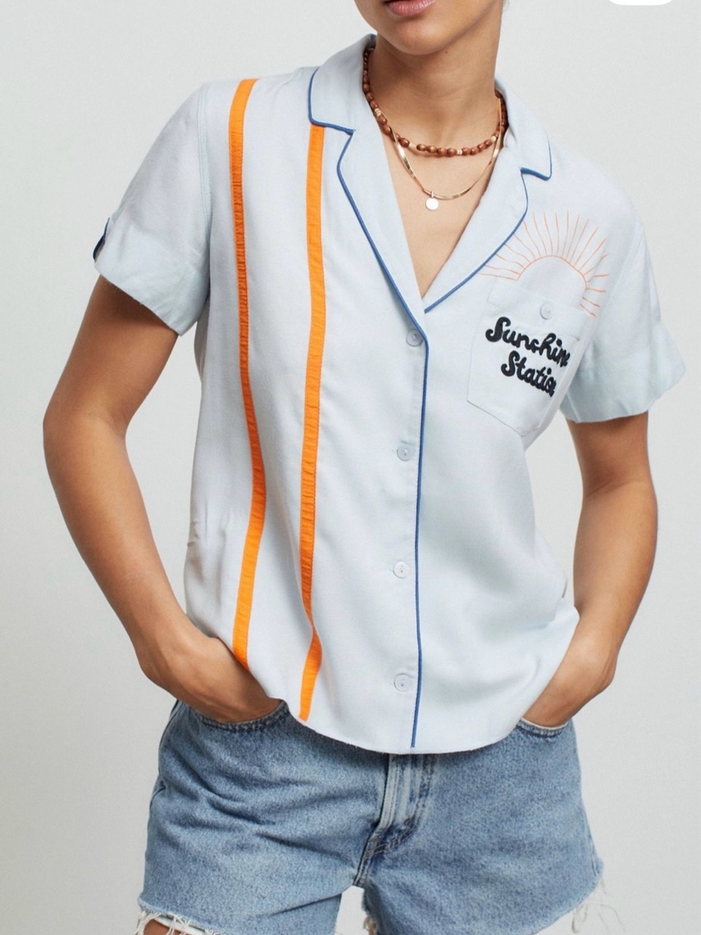 Petrol Souvenir Button Down Size Small